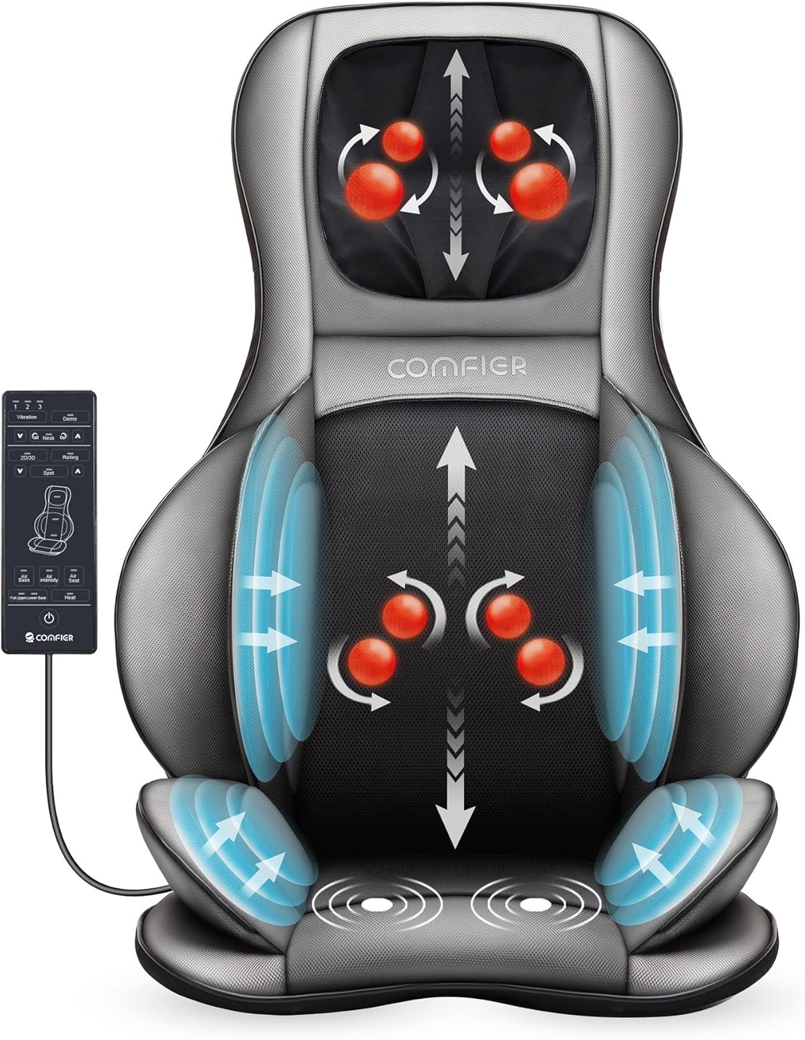 COMFIER Shiatsu Neck Back Massager with Heat