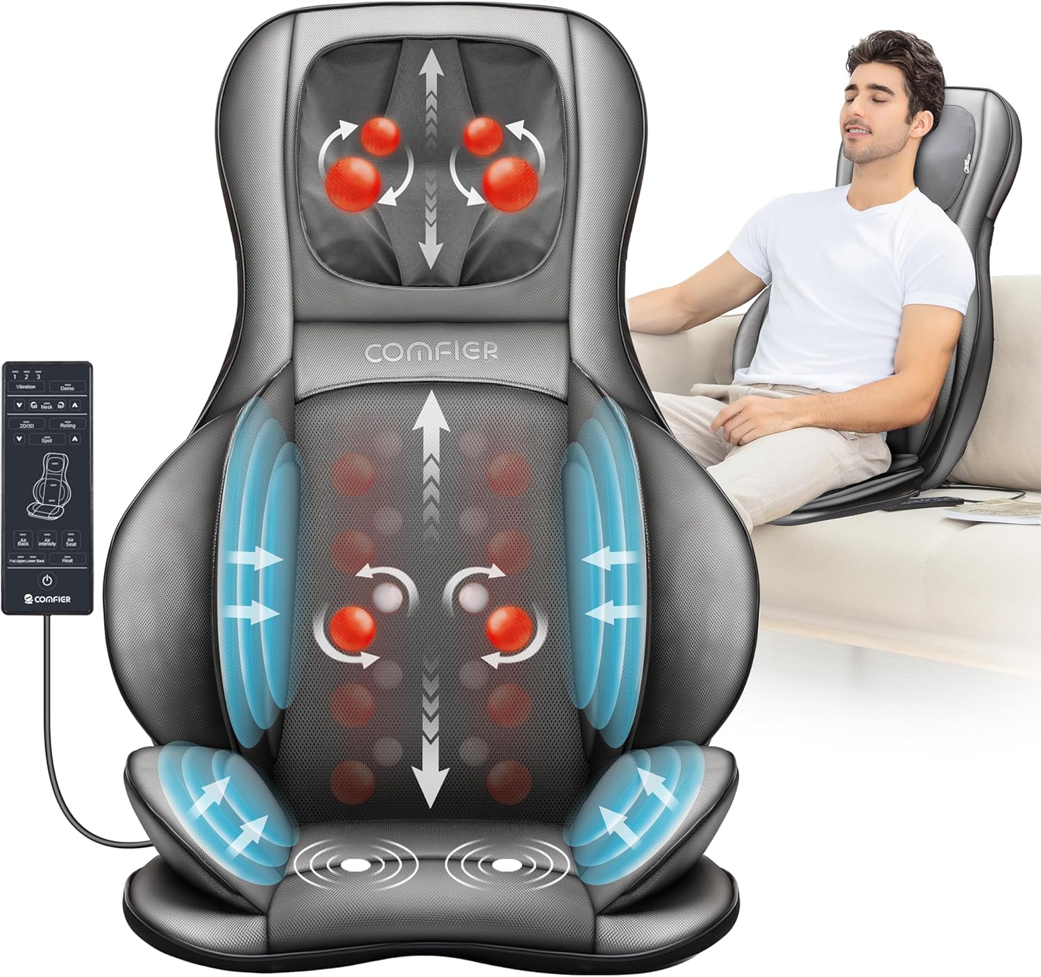 COMFIER Massager Chair with Heat