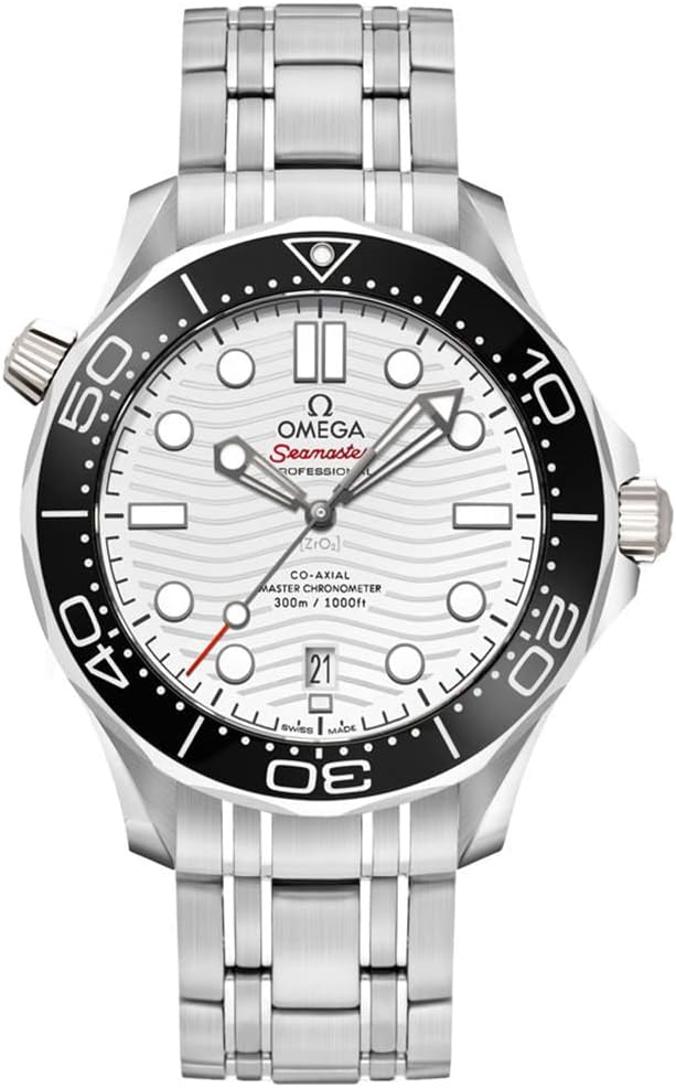 Omega Seamaster Diver 300M White Dial Men's Watch