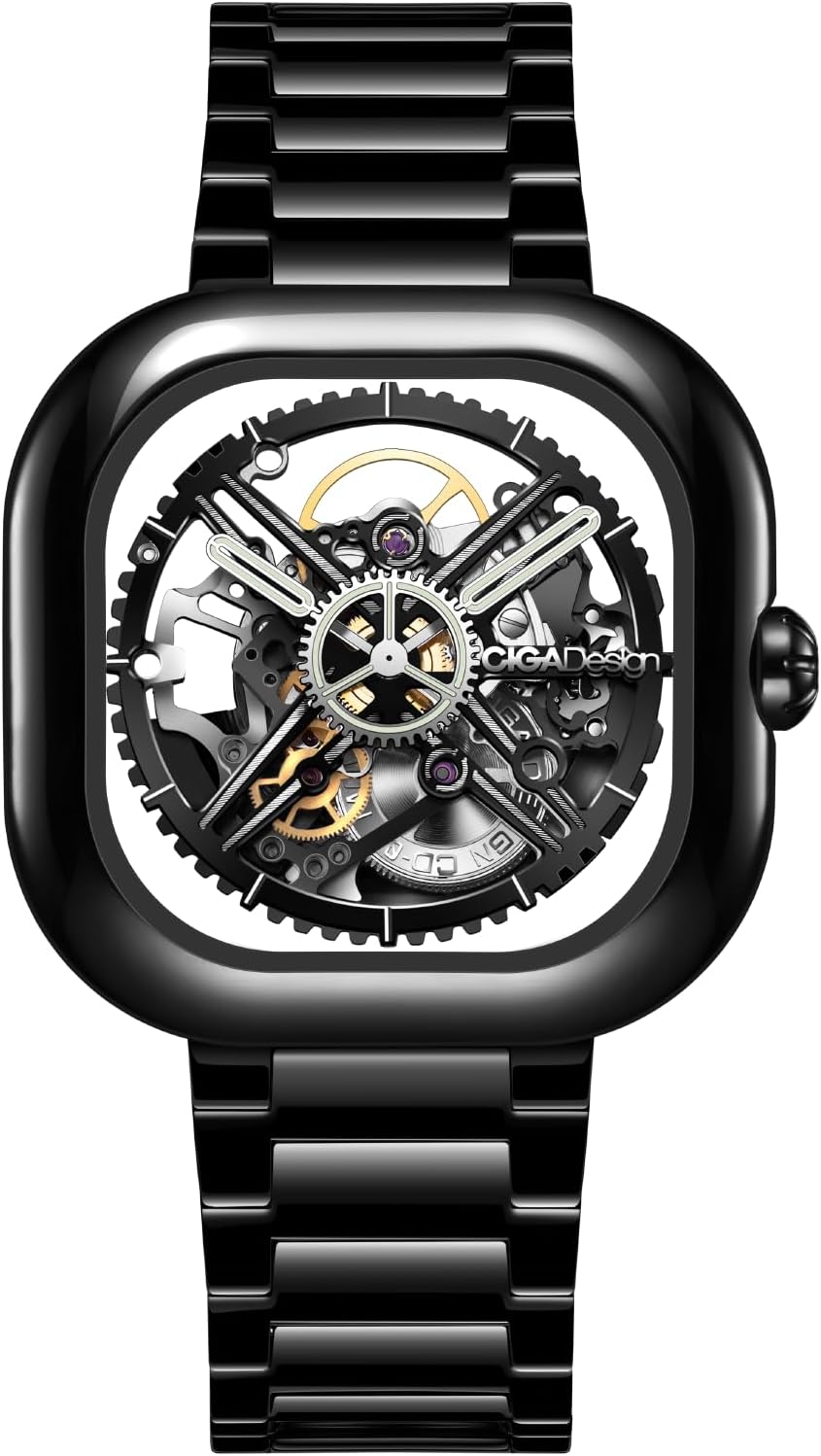 CIGA Design Y Series Eastern Jade Mechanical Skeleton Watch