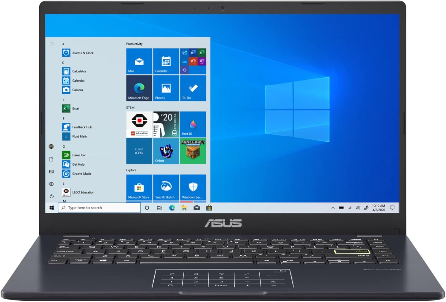 ASUS E410 Intel Celeron N4020 4GB 64GB Laptop